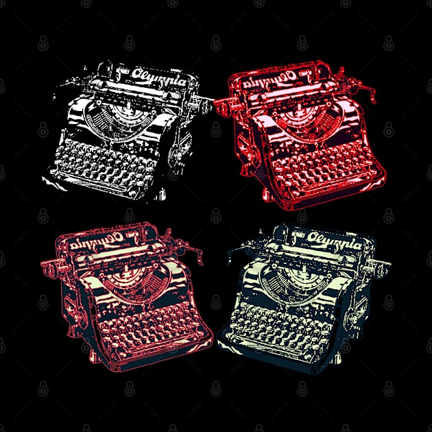 Typewriters 4 by CasualTeesOfFashion