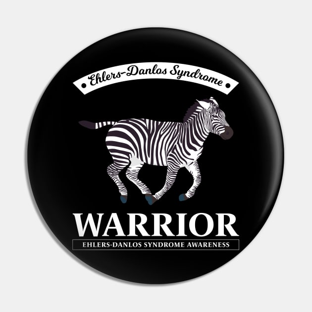 Ehlers Danlos Syndrome Warrior Pin by Jesabee Designs