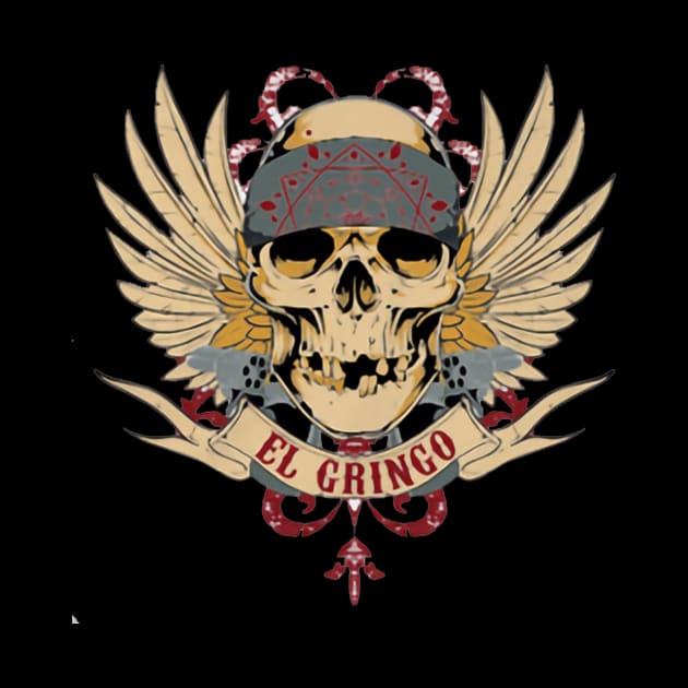 The Skull El Gringo Mexican by asokabudaya