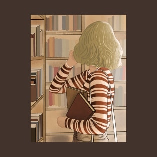 Bookworm at the library T-Shirt