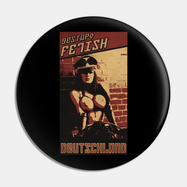 Fetish Girl Domination Pin by CTShirts