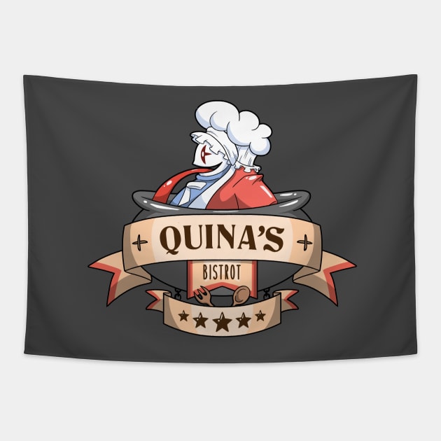 Quina's Bistrot Tapestry by Coppi