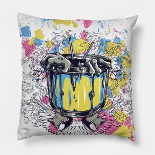 Zombie Drums Pillow