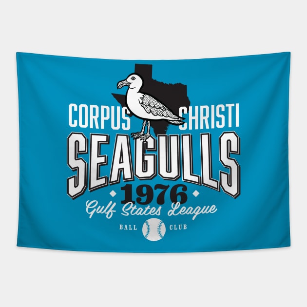 Corpus Christi Seagulls Tapestry by MindsparkCreative