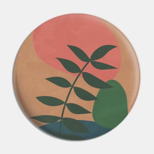 Colorful Scandi - Botanical Leaves 2 Pin