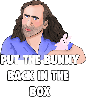 Nicolas Cage: Put The Bunny Back In The Box Magnet