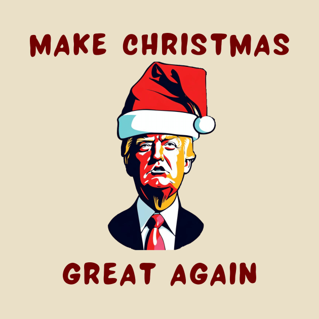 Trump Christmas funny design by IOANNISSKEVAS