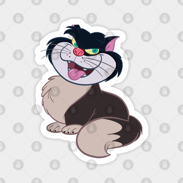 Devil Kitty Magnet by toonbaboon