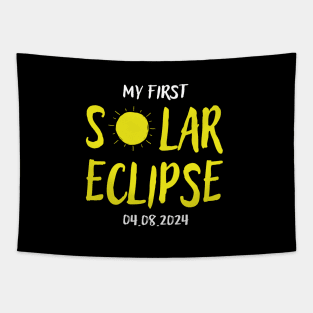 My First Total Solar Eclipse April 8th Toddler Kids Eclipse Tapestry