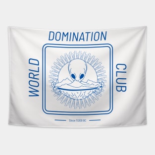 World domination club design Tapestry