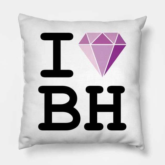 I Heart Beverly Hills Pillow by hashtagRHoBH