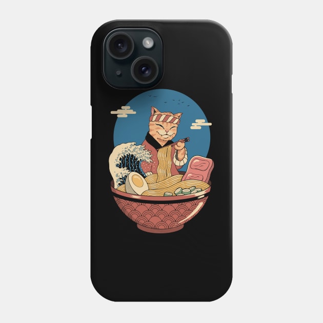 Catana Ramen Wave Phone Case by Vincent Trinidad Art