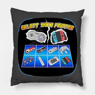 Select your Fighter - Controllers Pillow