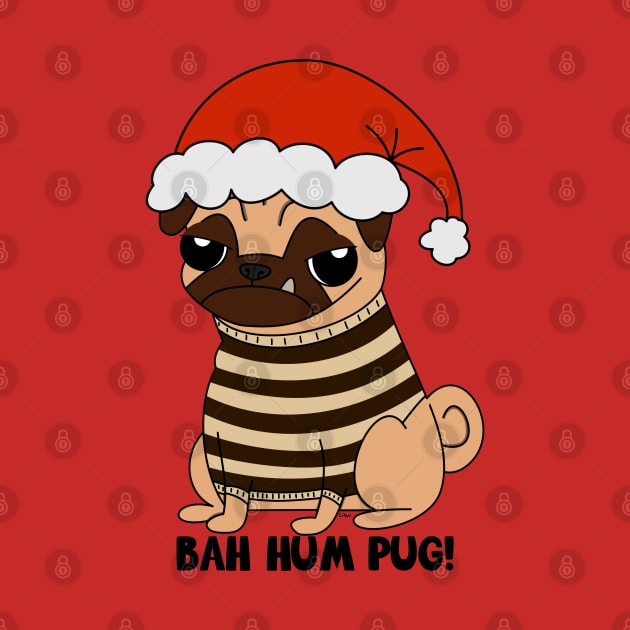 Bah Hum Pug! by The Lemon Stationery & Gift Co