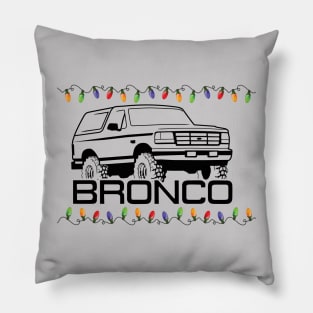 1992-1996 Ford Bronco Side, Christmas Pillow