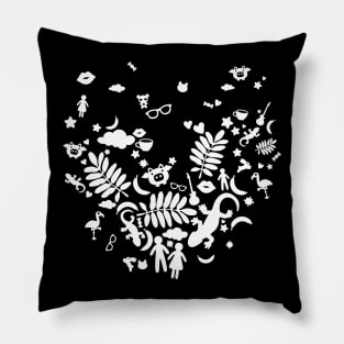 White Paradise Pillow