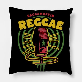 Raggamuffin Reggae Music Pillow