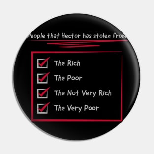 Hector's Hitlist Pin