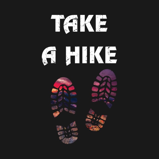 Take A Hike Hiking Boot Print Souvenir Gifts by dashawncannonuzf