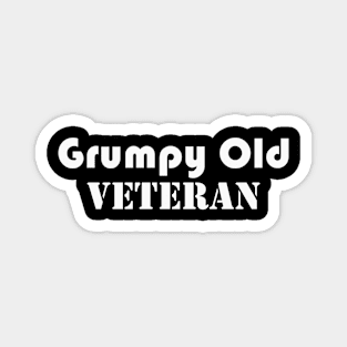 Grumpy Old Veteran Magnet