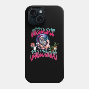 Strong Santa Claus and Companions Merry Christmas Phone Case