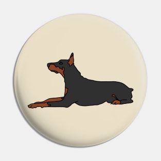 Doberman Pocket tee Pin