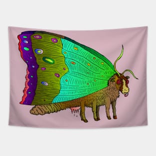 Vaca Mariposa Tapestry