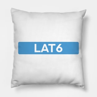 Nicholas Latifi 6 - Driver Tag #3 Pillow