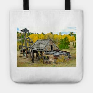 Abandoned Mine in Autumn Tote