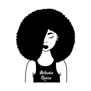 Melanin queen art T-Shirt