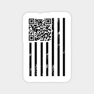 Trump Dance QR with America Flag Magnet