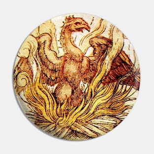 The Phoenix Rises From the Flames Pin