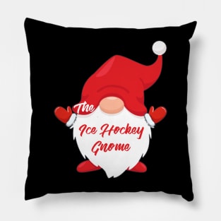 The Ice Hockey Gnome Matching Family Christmas Pajama Pillow