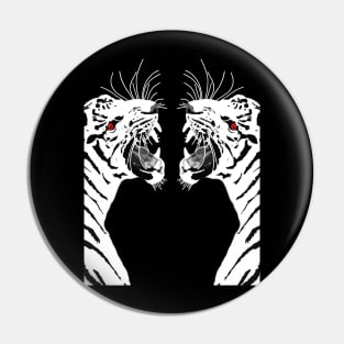 Tiger White Pin