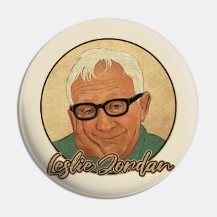 Retro Vintage Leslie Jordan Pin