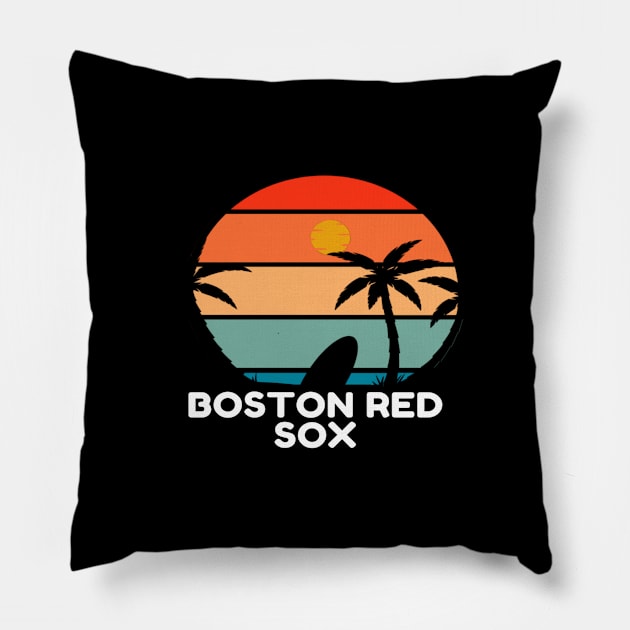 Boston Red Sox Pillow by Hi.Nawi