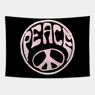 Retro Peace Sign Tapestry