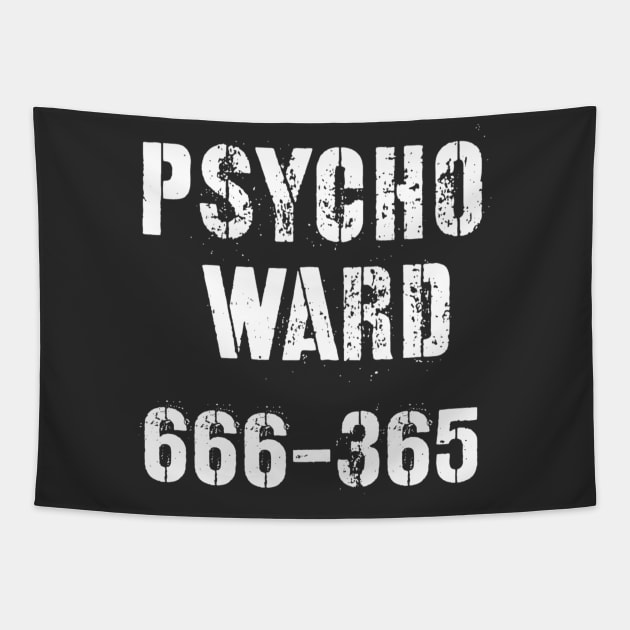 Psycho Ward Tapestry by Raw Designs LDN