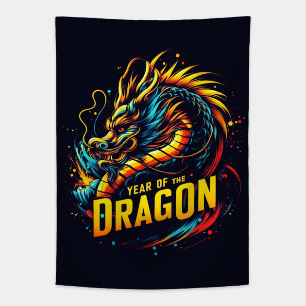 Year of The Dragon Tapestry by Genbu