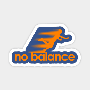 No Balance Logo Orange Magnet