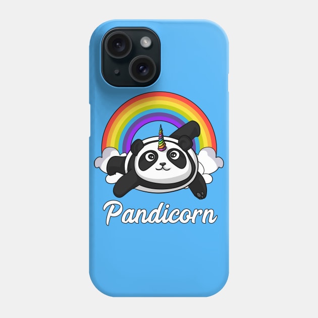 Pandicorn Panda Bear Phone Case by underheaven