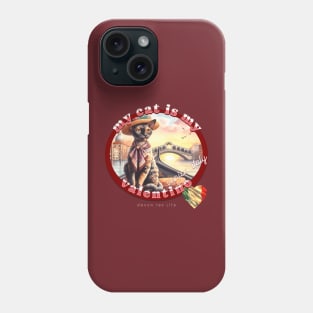 My Italian Valentine Cat Devon Rex Life 41D Phone Case