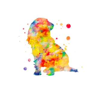 Long Haired Dachshund Watercolor Painting 1 T-Shirt