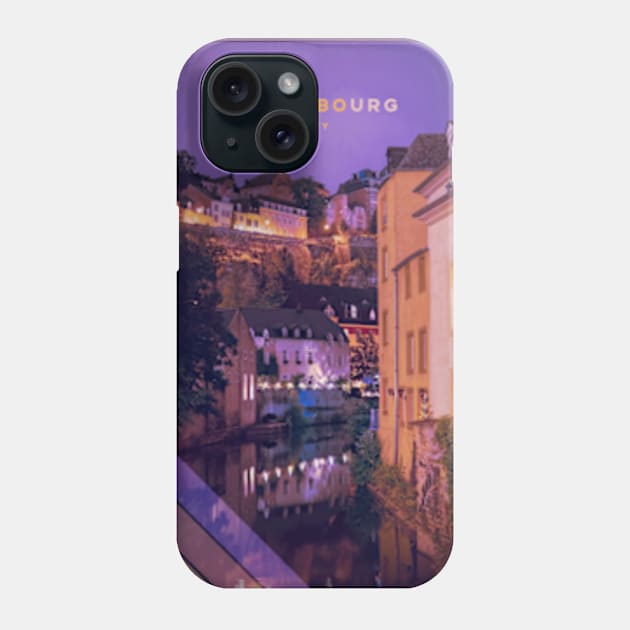 Luxembourg City Phone Case by deadright