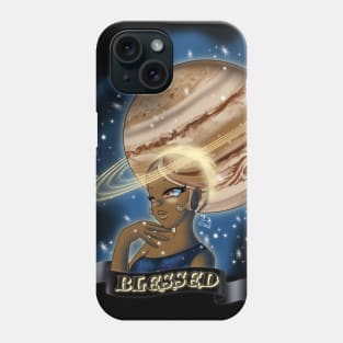 African American Woman and Jupiter Phone Case