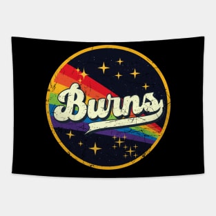 Burns // Rainbow In Space Vintage Grunge-Style Tapestry