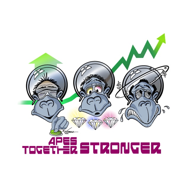 Wall Street Bets - Apes Together Stronger by DDGraphits