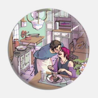 Sousuke And Rin In The Kitchen Pin