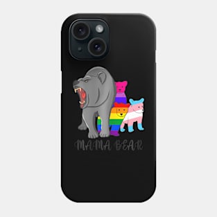 Mama Bear Lgbt Gay Trans Pride Support Lgbtq Parade Phone Case