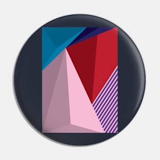 Abstract Modernist Pin